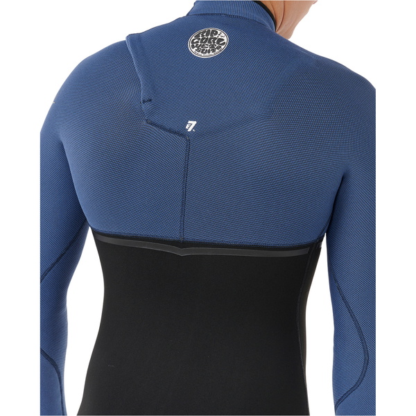 2025 Rip Curl Mens E-Bomb 5/3mm Chest Zip Wetsuit 17QMFS - Navy